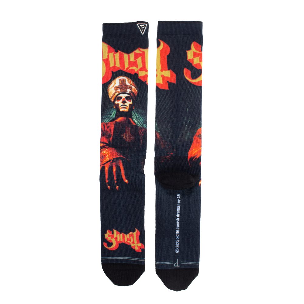 Ghost - Papa Emeritus Dye Sublimation Crew Sokken - Zwart